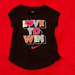 Black/colorful toddle Tee